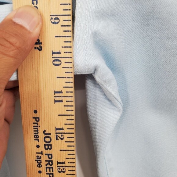 BLDWN Vintage Straight Jeans Hi-Rise Cropped Stretch 27 Womens NWOT Pool Blue - Picture 9 of 13